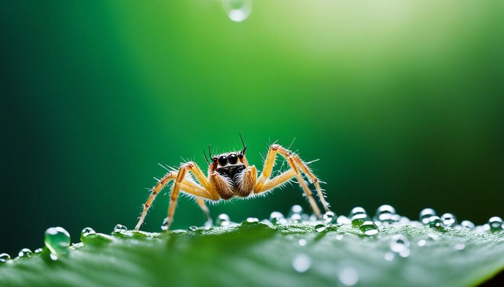 Feeding and Watering Jumping Spiders